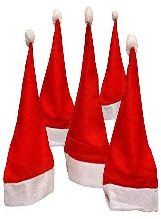 Partunay Pack Of 3 Christmas Cap Santa Claus Cap Christmas Xmas Party Cap Santa Cap For Christmas Party Celebrations Props Christmas Santa Hat Christmas Party Costume Dress - Image 2